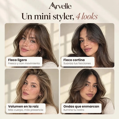 4 looks con el mini styler Arvelle